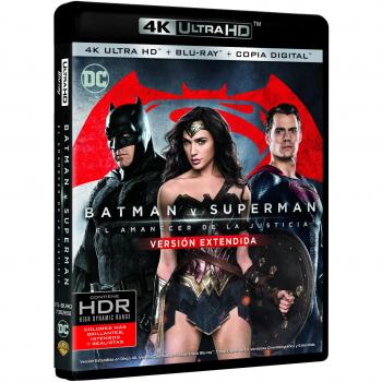 Batman V Superman: El Amanecer De La Justicia 4k Ultra-HD + copia digital [Blu-ray]