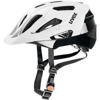 Uvex Quatro Casco de ciclismo, Unisex adulto, Blanco / Negro, 56-61 cm