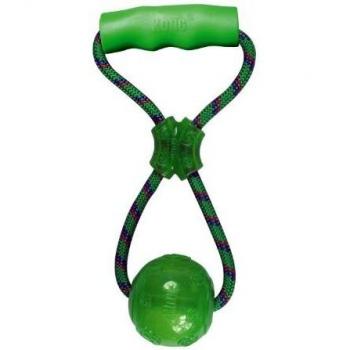 KONG Ju03484 Squeezz Pelota con Asa Talla L 122 g