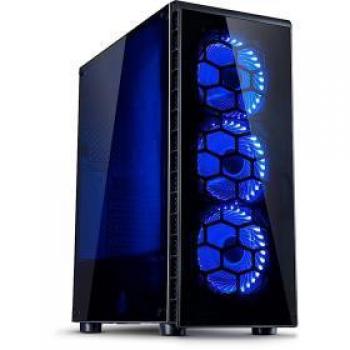 Silverstone Fara R1 V2 - Caja para computadora Midi Tower ATX, Panel Frontal de Malla, Panel Lateral de Vidrio Templado, Color Negro, Modelo SST-FAR1B-G-V2