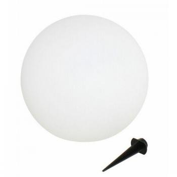Lámpara Solar Jardín Bola 2 Leds RGB 25 Cm