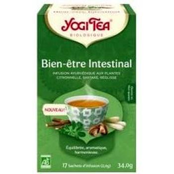 Yogi Tea Infusión Natural Balance Bienestar Intestinal 17 Sobres