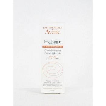 Avène Hydrance UV Rica SPF 30 40 ml - Crema hidratante enriquecida con protección solar para pieles secas, muy secas, deshidratadas o sensibles