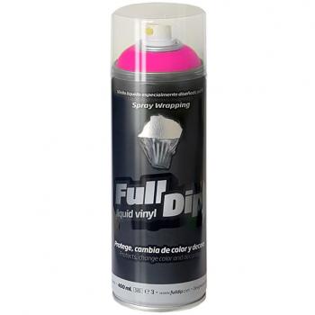 FullDip FLD0404 Vinilo Líquido, Rosa Flúor, 400 ml