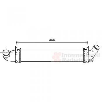 VAN WEZEL Intercooler 43004496