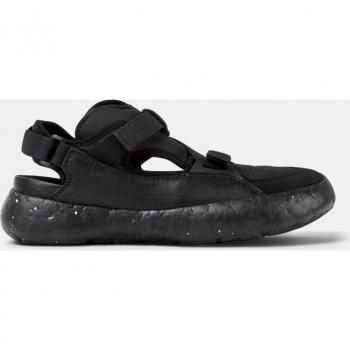 CAMPER Peu Stadium - Men's Black Sneakers in size 44, made of Smooth leather and Cotton fabric