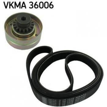 Juego de correas trapeciales poli V SKF VKMA 36006