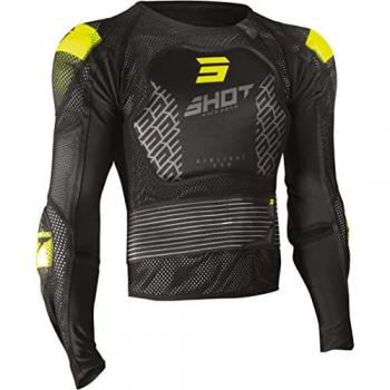 Chaqueta Protectora Shot Airlight 2.0 - Negro Amarillo (S)