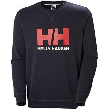 Helly Hansen Men's HH Logo Crew Neck Sweater, Sweatshirt, Male, Navy, Size: M