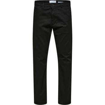 Selected Homme New Miles Slim Fit Flex Chinos - Black - Size 32/30