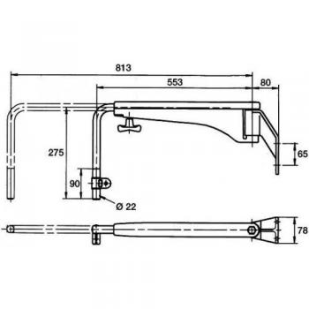 Hella 8HG 501 266 – 032 Soporte, Espejo retrovisor, derecho