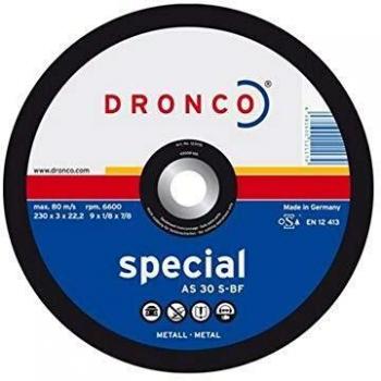 DRONCO AS30S-300FH/22 - Disco de corte metal AS 30 S-FH Special, 300 x 3,5 mm
