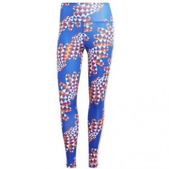Mallas 7/8 Mujer adidas x Farm Rio Corte Alto Bold Azul