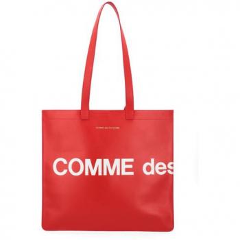 Comme des Garçons Sa9001Hlcowhide Casual Beach Tote Bag Red OS
