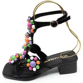 Sandalias de mujer Noa Harmon modelo 9695-0006 en color negro