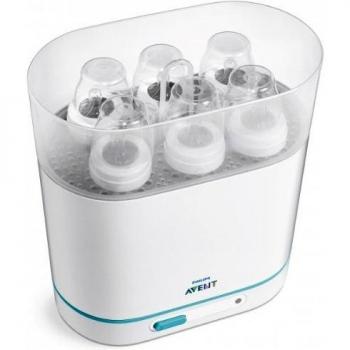 Esterilizador Eléctrico a Vapor 3 en 1 Modulable Philips Avent SCF284/02, Elimina 99.9% de Gérmenes