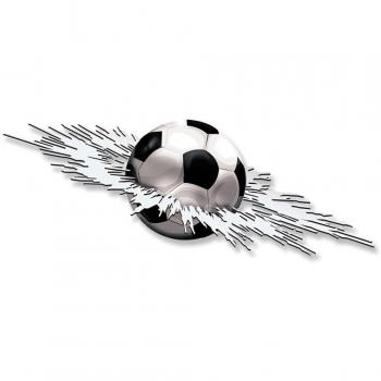 Avisa 1/02007 Pegatina Graphic Crashed Football-24x7x5cm