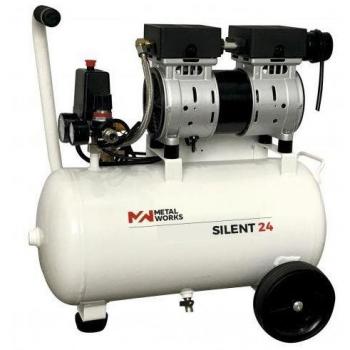 Compresor de Aire Silencioso 24L sin Aceite