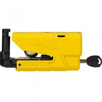 ABUS Granit Detecto 8077 Alarm Disc Lock ART4 - Yellow