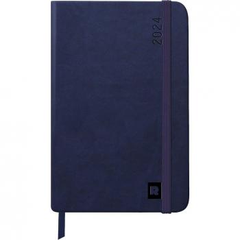 Webplanner 2024 cuadrícula Vertical A6 - RhodiaTime - Azul noche