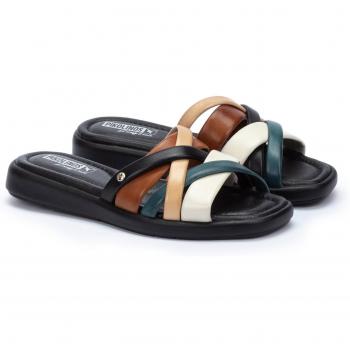 Sandalia plana de piel para mujer Pikolinos Calella W5E-0517C1