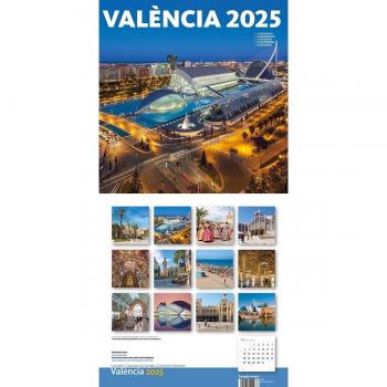 Libro Cal. 2025 paret (30x30 cm) València VV.AA. TRIANGLE POSTALS Tapa blanda