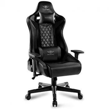 Spirit Of Gamer - Crusader Series - Silla para Juegos - Silla para Juegos - Cojín para Cuello Y Lumbar - Reposabrazos Ajustables En 3D - Inclinación De 160°