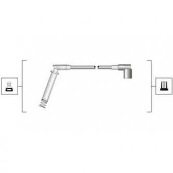 Juego de cables de encendido MAGNETI MARELLI 941319170018