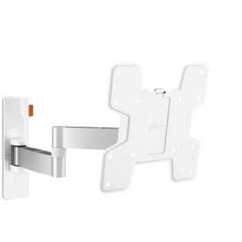 Vogel's Wall 2145 Soporte de pared para Pantallas de 19-37 pulgadas, orientable e inclinable, Máx. 15 kg, VESA Max. 200 X 200 mm - Blanco/plateado