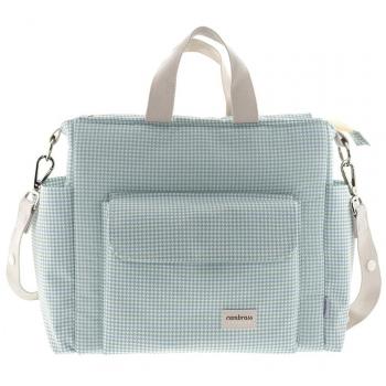 Bolso Maternal Amplio Espacio Pack Mini Windsord Mint 16x43x37 Cm - Cambrass