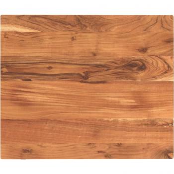 Encimera rectangular de madera maciza de Acacia 60x50x3,8 cm