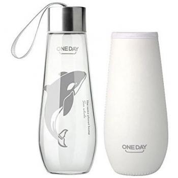 One Day sb60024 480 ml botella de agua con funda de nailon