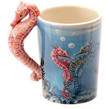 Puckator Taza de la manija Lisa Parker Submarino Seahorse con Decal
