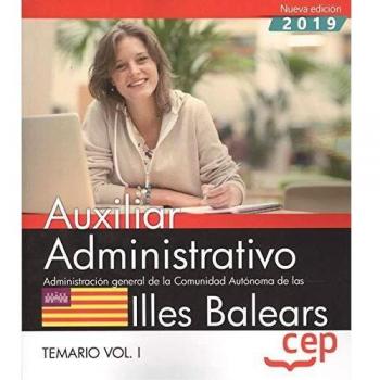 Auxiliar administrativo administracion general de la comunidad autonom