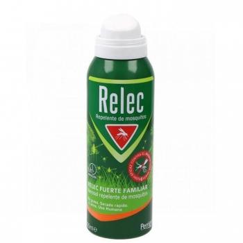 Relec Fuerte Familiar Aerosol antimosquitos, repelente eficaz contra el mosquito tigre, hasta 6H de protección, no graso, secado rápido