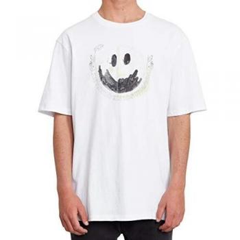 Volcom Fake Smile Bxy SS Camiseta, Hombre, White, M