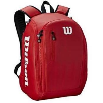 Wilson Tour Backpack Mochila de tenis, para hasta 2 raquetas, unisex, rojo
