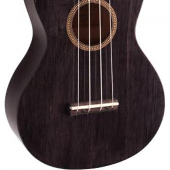 Mahalo MH2 Hano Concert Ukulele Translucent Black Finish
