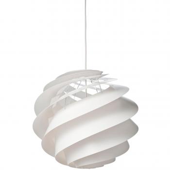 Lámpara colgante Swirl 3 Grande en blanco de LE KLINT