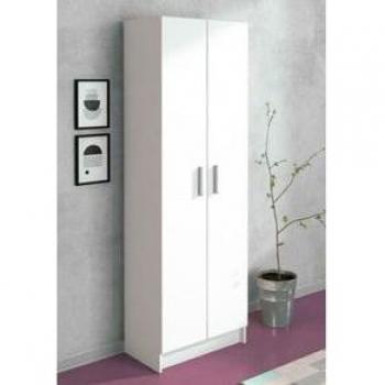 Armario Aura Multiusos 2 Puertas Blanco 180x60x34 cm