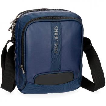 Pepe Jeans Bromley Bolso Bandolera, 27 cm, 4.75 litros, Azul