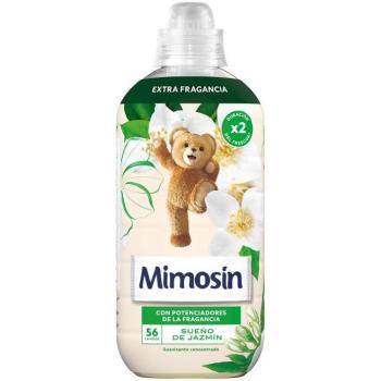 Suavizante Concentrado Mimosin Sueño de Jazmín, Pack 4 x 56 Lavados, Frescor Duradero x2, Fragancia Sofisticada y Suavidad Extra