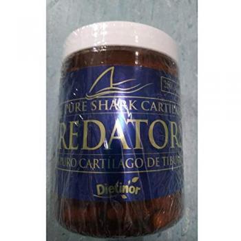 Dietinor Predators 100% Cartílago de Tiburón 750 mg - 250 Cápsulas