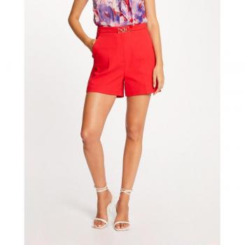 Morgan - Short de mujer city recto con detalle de hebilla