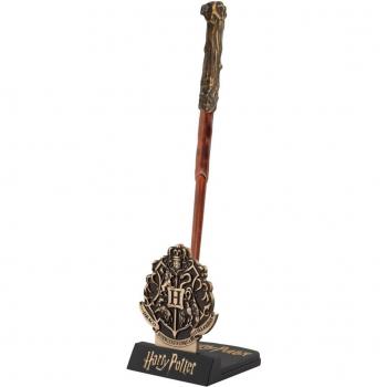 Cinereplicas Harry Potter - Bolígrafo Varita Mágica con Soporte y Marcador Lenticular - Licencia Oficial