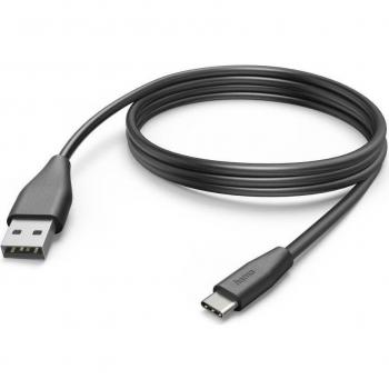Cable de Carga USB-C a USB-A 3m Negro