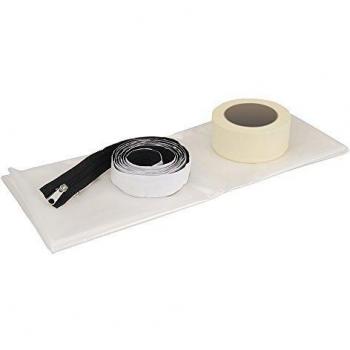 Funda de Protección Autoadhesiva con Cremallera para Puertas (1,2 x 2,1 m)