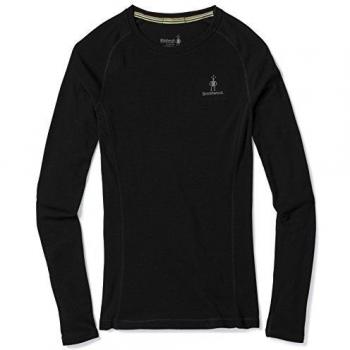 Smartwool Merino 200 Long Sleeve Base Layer, otoño/Invierno, Mujer, Color Negro, tamaño Extra-Large