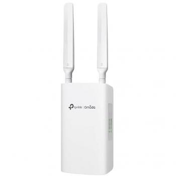 TP-Link Omada ER703WP-4G-Outdoor - Pasarela 4G+ Cat6 AX3000 Wi-Fi 6, Puertos Gigabit, Soporte PoE++, Gestión en la Nube