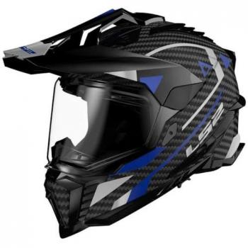 LS2 Casco Adventure MX701 Explorer Carbono Azul 3XL